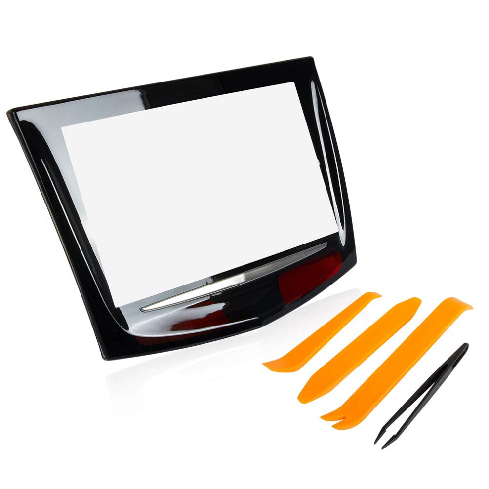 Ransoto Cue Touch Screen Display Replacement With Trim Removal Tool Compatible With 2013-2017 Cadillac Ats Escalade Xts Srx Cts Cts-V Replaces 2086704 697478911565