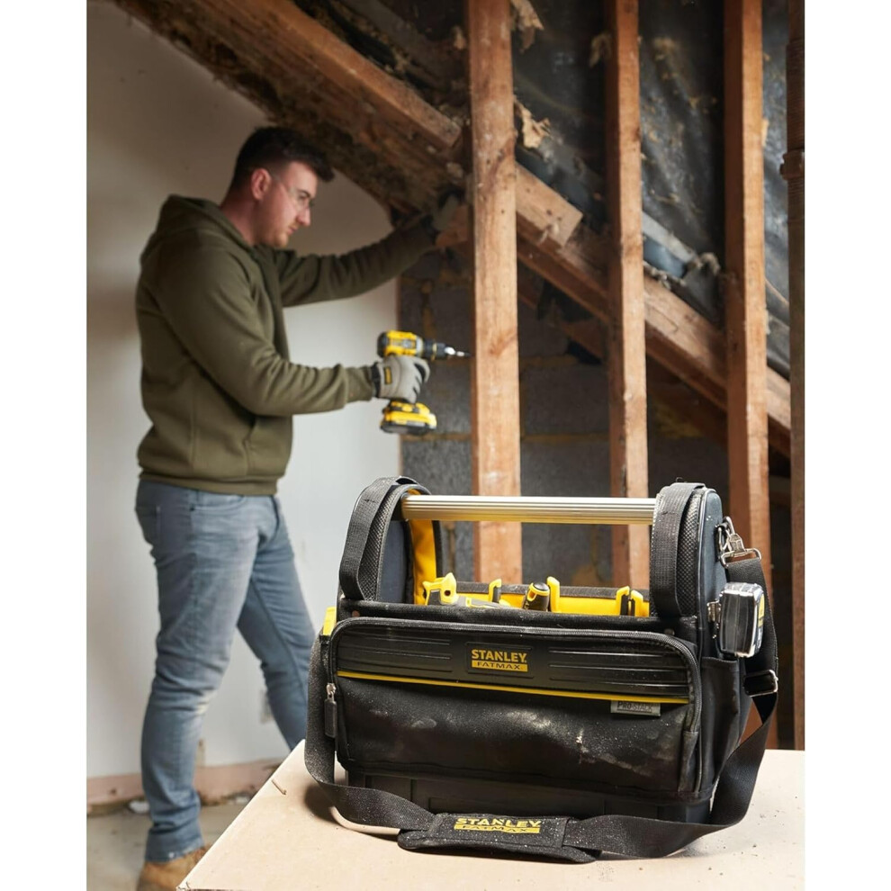 Stanley FatMax PRO-STACK Soft Open Tote Max Capacity 30kg  - Black