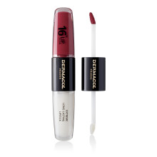 Dermacol Nouvelle couleur de levre de 16 heures Horleux pigmente a levres brillant TEMPHERIE LIP biphase Plumper gloss Bissroproof Makeup Produit