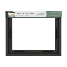 MCS Canvas Float Frames 11x14 Frame Black Frame for Finished Canvases Vertical & Horizontal Wall Hanging Large Frame with Adhesive for Canvas Painti