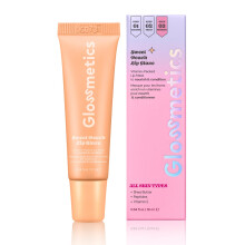 Glossmetics Sweet Peach Lip Glaze - Overnight Lip Mask for Dry Lips. Fruit Butter Lip Mask Hydrating and Moisturizing Lip Balm for Soft Smooth Lips.