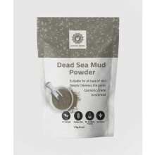 Hebhac Herbs Dead Sea Mud Clay Powder for Facial Mask for Men & Women -114g - Natural Facial Cleanser Skin Tightening Blackhead Remover- Natural Mu