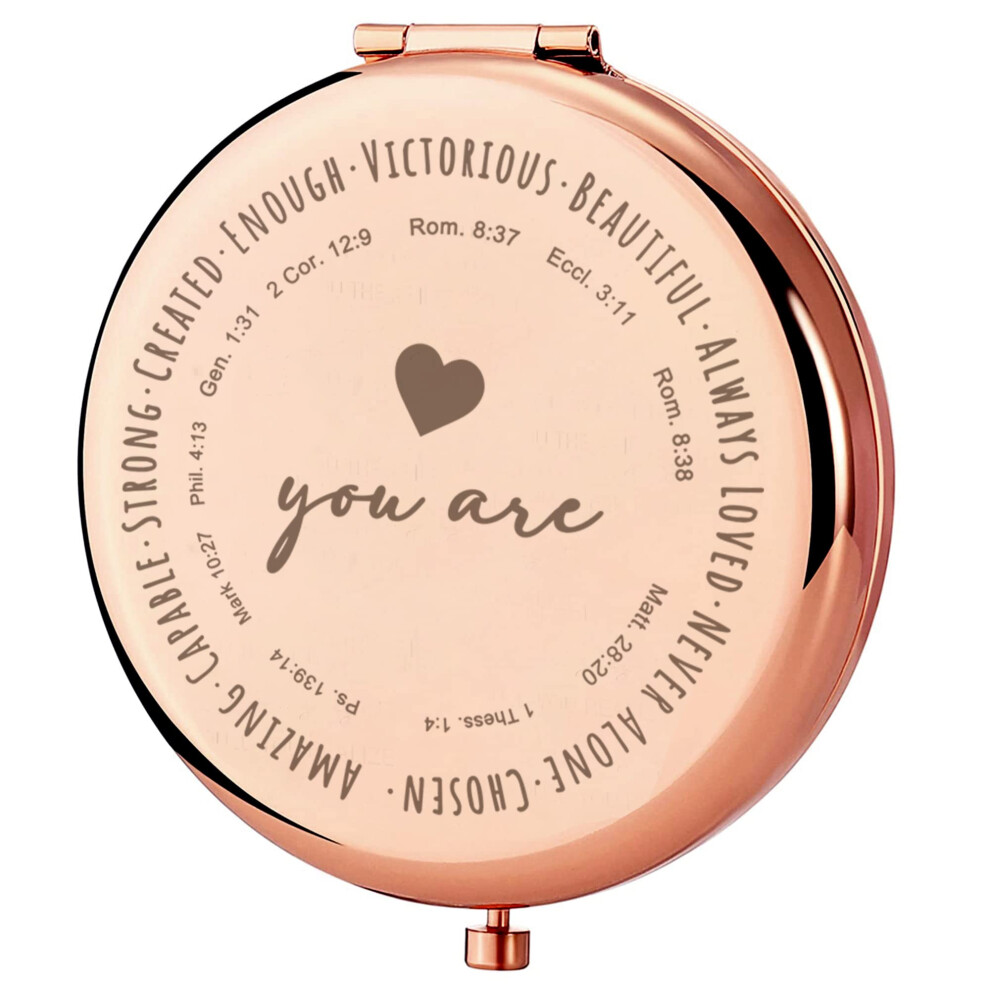 Gaolziuy Inspirational Gifts From Women Christian Gifts For Women Religious Gifts Spiritual Gifts Compact Mirror Appreciation Birthday Gifts For Women Thank