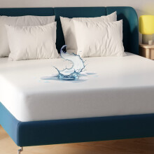 Niagara wasserdichter Matratzenschoner Queen 60 x 80 Bezug tiefe Tasche atmungsaktiv geruschlos 820 Zoll Bett glatter Jersey-Matratzenauflagebezug