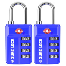 TSA godkendte rejsebagage l?se ?ben alarm kombinationsl?s til skolekontor og gymnastiksalen v?rkt?jskasse Pelican Case Easy Read Dials- 1 2 & 4 P