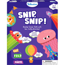 Skillmatics Art & Craft Activity Kit - Snip Snip Practice Scissor Skills Craft Kits & Supplies Gifts for Toddlers Girls & Boys Ages 3 4 5 6 7