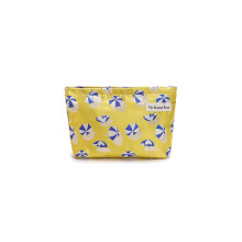 The Summer Swan | Large Aesthetic Makeup Bag | Floral Makeup Bag | Mid-day Clutch | Period Kit Bag | Hygiene Bag | Skincare Bag | Cute Makeup Bag (Umb
