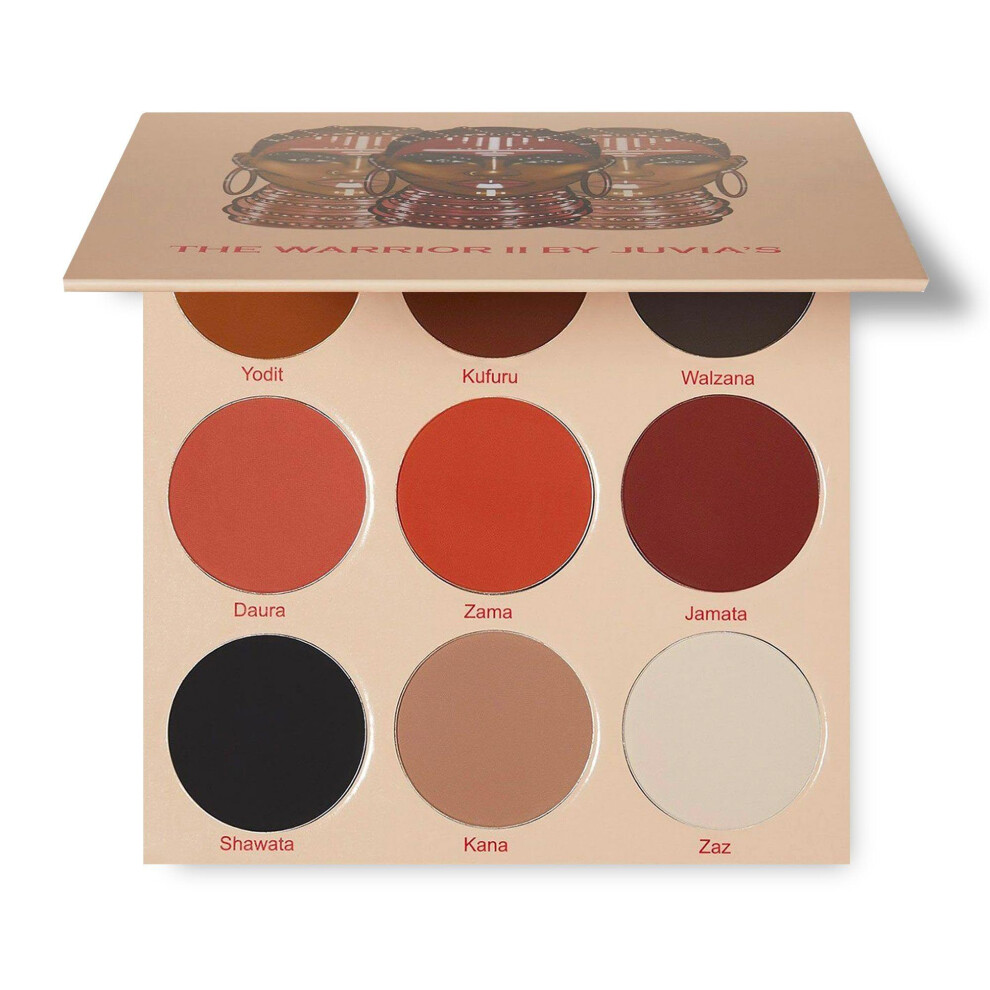 Juvia's Plek Juvia's Place Warrior 2 Eyeshadow Palette - Professional Eye Makeup Pigmented Eyeshadow Palette Makeup Palette For Eye Color & Shine Pressed Eyesha