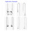 2pcs Adabele Authentic 925 Sterling Silver Dainty 6 Inch Threader Earring Finding Open Ring Pull Through Threaded Long Chain Drop Tassel for Earr 5