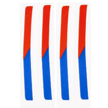 Danojo-Stick-A-Tap 4 stuks kraanstickers warm en koud waterstickers - keukenkraanstickers - vinyl kraankraan transferstickers voor badkamer ((H & C -