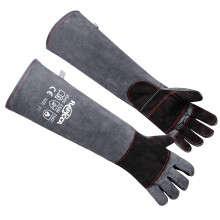 RAPICCA Animal Handling Gloves Bite Proof Reinforced Leather Padding Dog Cat Scratch Bird Handling Falcon Gloves Grabbing Reptile Squirrel Snake Bite