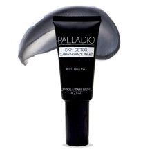 Palladio Skin Detox Clarifying Face Primer with Charcoal creates a smooth base for makeup application protects skin provides long wear flawles