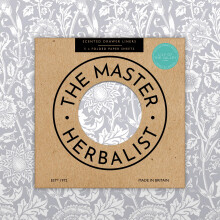 The Master Herbalist LILY OF THE VALLEY Scented Drawer Liners in a GREY William Morris Design | Pack of 5 Sheets (FOLDED) | Contains Essential Oi