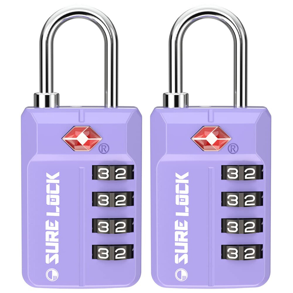 TSA Approved Travel Luggage Locks  Open Alert Combination Lock for School Office & Gym Locker Toolbox  Pelican Case Easy Read Dials- 1  2 & 4 Pack (1-image-OPC-PFM582J-NEW