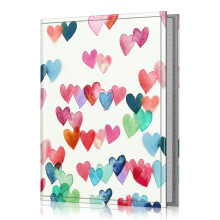 Fintie Photo Album 4x6 Photos - 52 Photos Small Mini Capacity Premium Vegan Leather Cover Portable Wallet Photo Album for Family Wedding Boys Girls