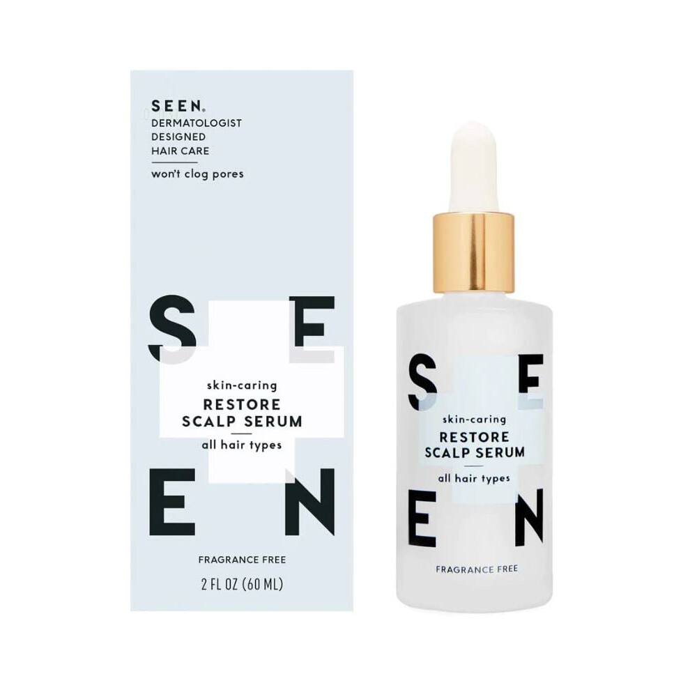 Seen Restore Scalp Serum, Senza Profumo, Non Comedogenico E Senza Solfati, Sviluppato Da Dermatologi, Sicuro Per Pelli Sensibili, Eczemi E Acne-image