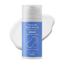PURITO Dermide Relief Barriera idratante 100 ml / 3,38 fl. oz. crema idratante alleviante vegana e cruelty-free, ingredienti sicuri, calmanti e l