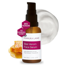 Bee Venom Face Serum for Face and Neck with Manuka Honey Goji Extract and Vitamin E | Plant Based Formula | Carefully formulated to keep your skin y