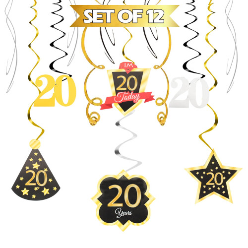 Decorazione Per Torta Happy 20th Birthday Con Strass Viola – Scritta In Metallo Lucido 'Cheers To Twenty Years', Peso 113g, Regalo Di Compleanno - 4