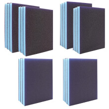 18st 100/120/220 GRIT SLIDING Svamp Jamiikury Wet Dry Slips Blocks Washable and Reusable Sandpapa Svamp fr trmetallmbler och gipsvgg (medium