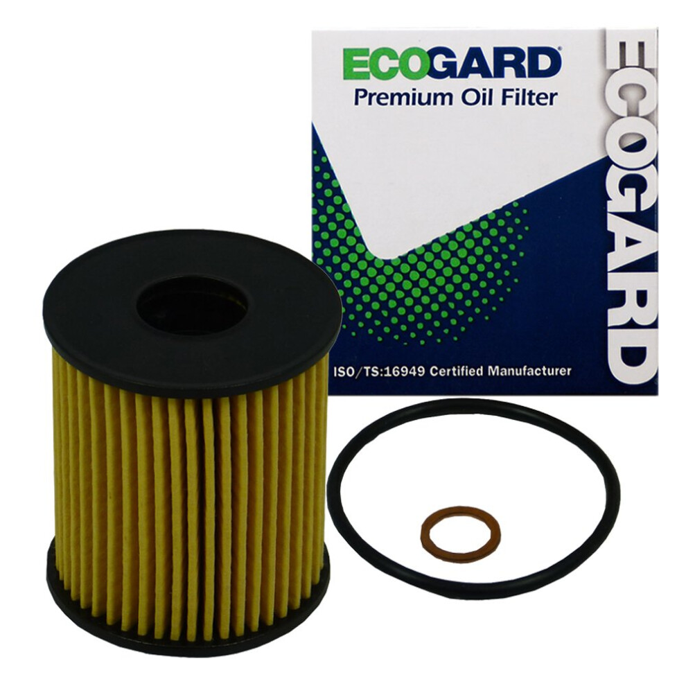 Ecogard X5830 Premium Cartridge Engine Oil Filter For Conventional Oil Fits Mini Cooper 1.6L 2007-2015 Cooper Countryman 1.6L 2011-2016 Cooper Pacem 674118014275