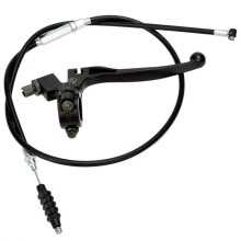 HIAORS 7/8 inch stuur links koppelingshendel en koppelingskabel met versteller voor 50cc 70cc 90cc 110 cc 125cc Yamaha Kawasaki Suzuki Tao Tao SSR Pi