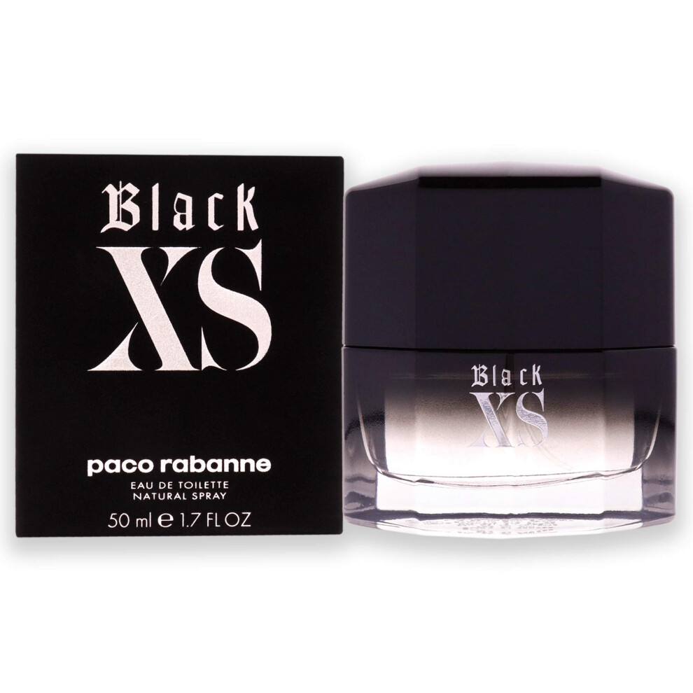 Paco Rabanne Black Xs Fragrance For Men - Masculine Scent - Notes Of Citrusy Lemon  Cinnamon And Black Amber - Suitable For Casual Or Work Wear - Edt