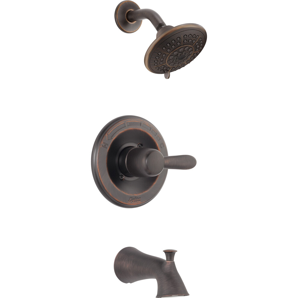 Photos - Other Bathroom Accessories Delta Faucet Lahara 14 Series Single-Handle Tub and Shower Trim Kit Shower Faucet with 5-Spray Touch-Clean Shower Head Venet 
