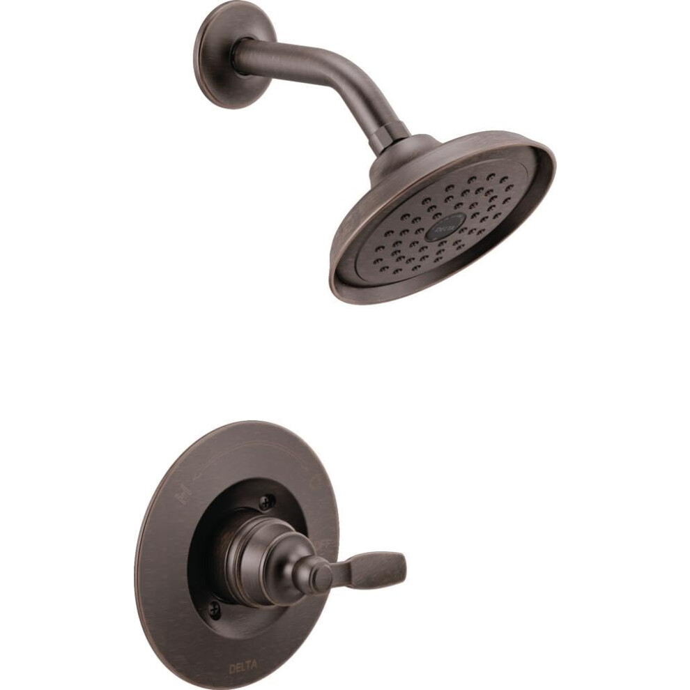 Photos - Other Bathroom Accessories Delta Faucet Woodhurst 14 Series Single-Handle Shower Trim Kit Shower Faucet with Single-Spray Touch-Clean Shower Head Venet 