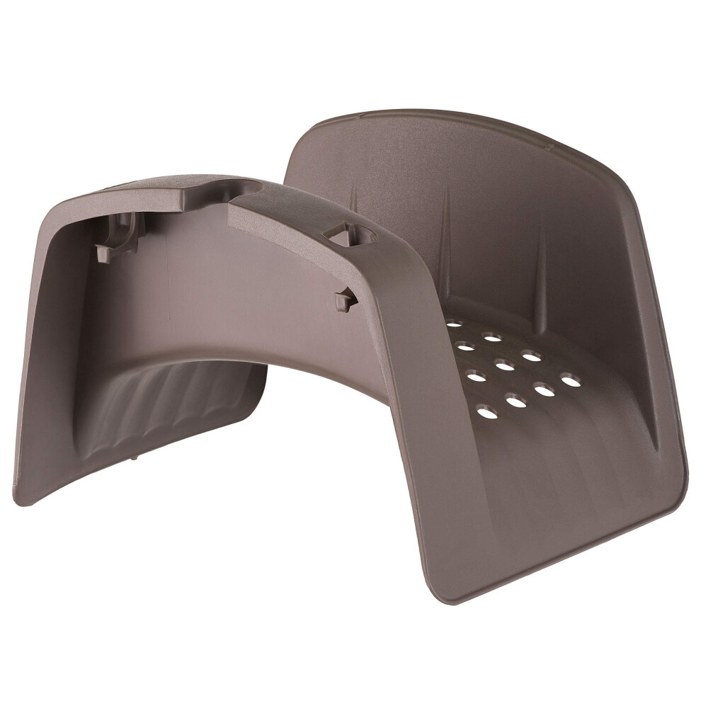 DF OMER Plastic Garden Water Hose Holder Fits 50 ft. Hose - 9.2x5.9x5.5 in. Weatherproof Wall Mount Hose Rack Hanger for Outside with Hanging Hooks fo-image-OPC-PFPQT57-NEW