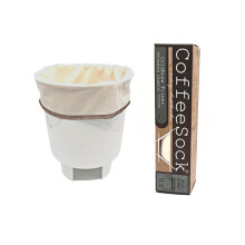 CoffeeSock The Original Filtr ColdBrew wielokrotnego uzytku z bawelny organicznej dopasowany do pojemnika Toddy (1 filtr) | Filtr do kawy ze