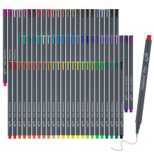 Vanstek 72 Färger Journal Planner Färgpennor, Fineliner Pennor för Journalföring, Skrivning, Ritning