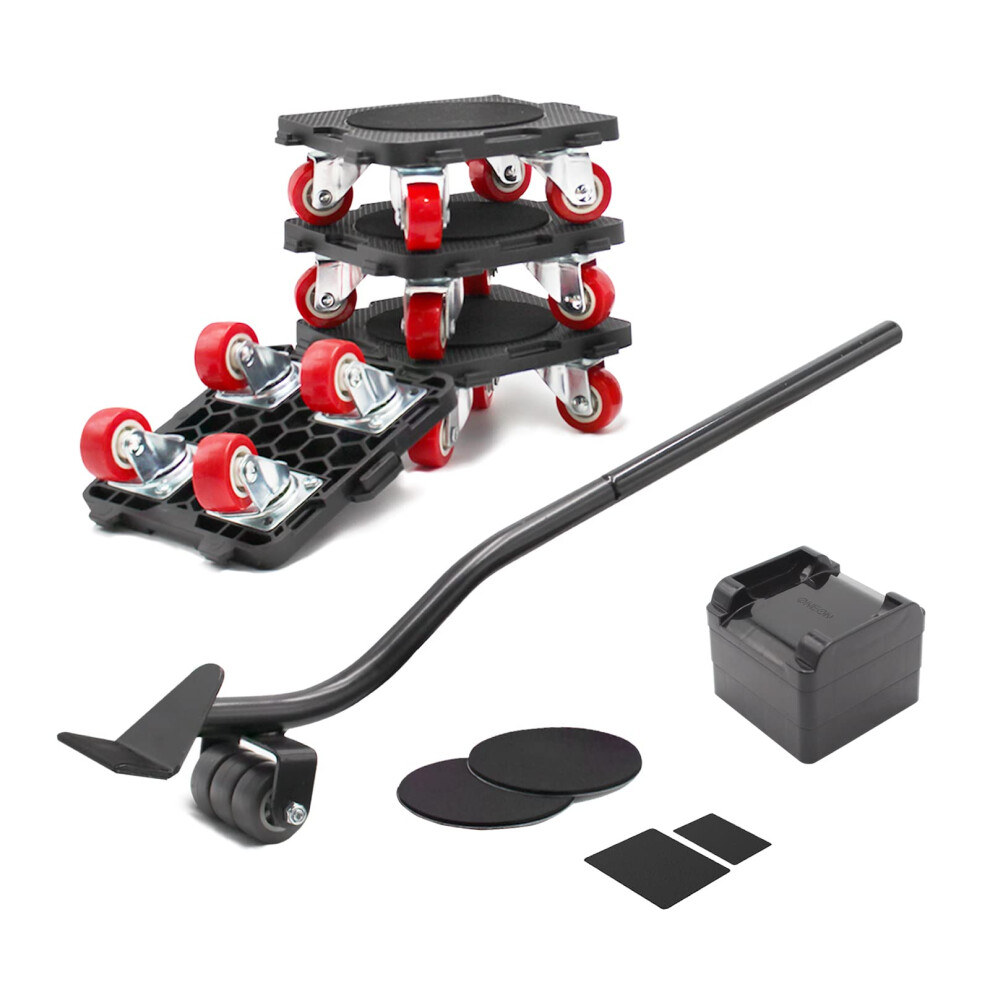 Oneon Furniture Mover With Wheels & Furniture Lifter Set 360 Rotation Wheels Furniture Dolly 660 Lbs Capacity For Moving Heavy Furniture Refrigera 786562863320