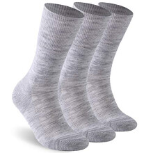 Facool Diabetikersocken fr Mnner und Frauen, Merinowolle, unverbindlich, lockeres Oberteil, Rundhalsausschnitt, weiche Socken, Passform fr bessere