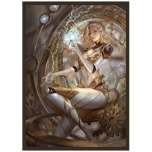 Fantasy North - Tessa Six - Spark -Shaper Magage - 100 glatt matte TCG -Handelskartenrmel - passt Magic MTG Commander Pokemon und andere Kartens
