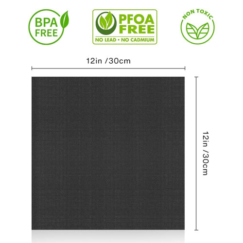 BRIKINTE 4 Pack de Forros para Fryer Ninja, Reutilizáveis e Antiaderentes 2