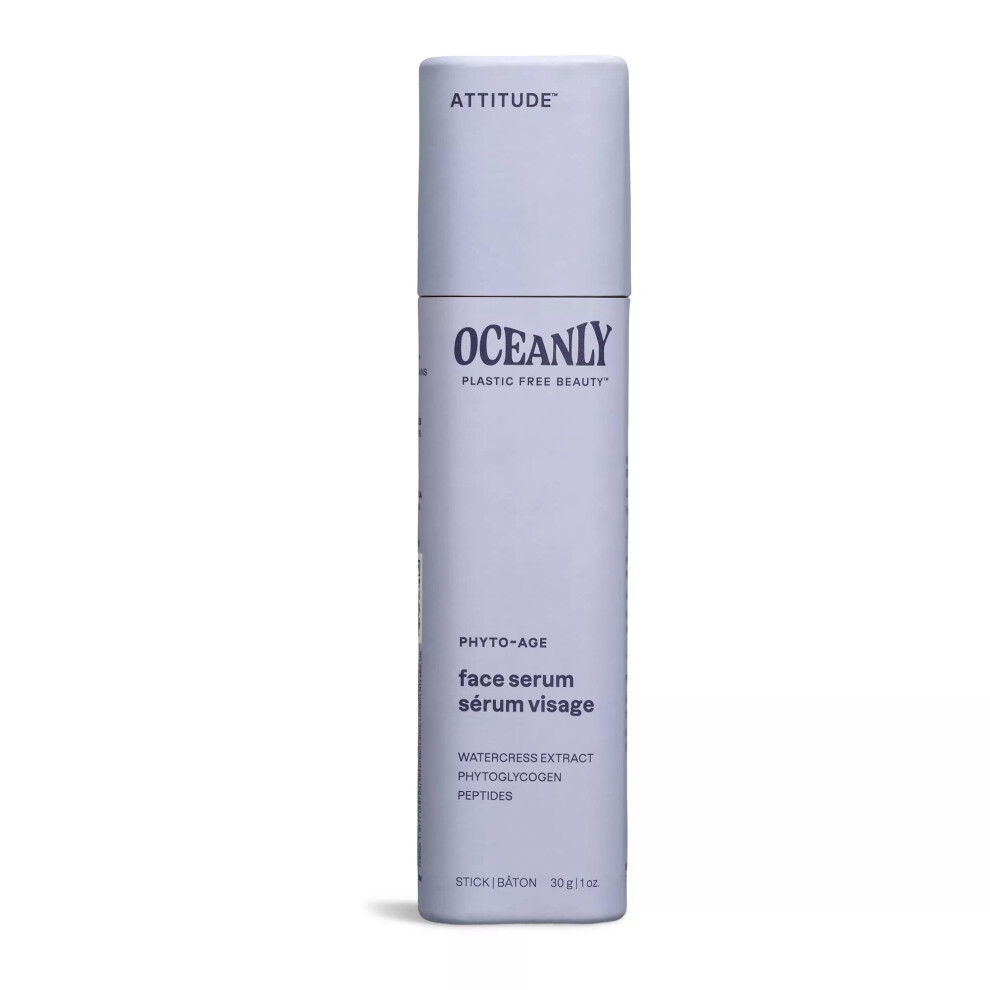 Atitude Attitude Oceanly Face Serum Stick Ewg Verified Plastic-Free Plant And Mineral-Based Ingredients Vegan And Cruelty-Free Beauty Products Phyto Age