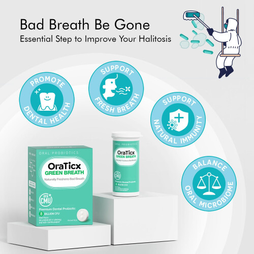 Oraticx, Alito verde, Menta, 30 Lozenges (80 mg per Lozenges) 1