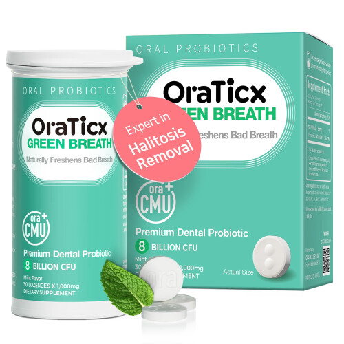 Oraticx, Alito verde, Menta, 30 Lozenges (80 mg per Lozenges)