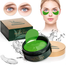 Green Tea Matcha Firming Eye Mask  30 Pairs Collagen Patches For Fine Lines  Wrinkles  Under Eye Bags & Puffy Eyes Treatment  Face Gel Pads That Reduc