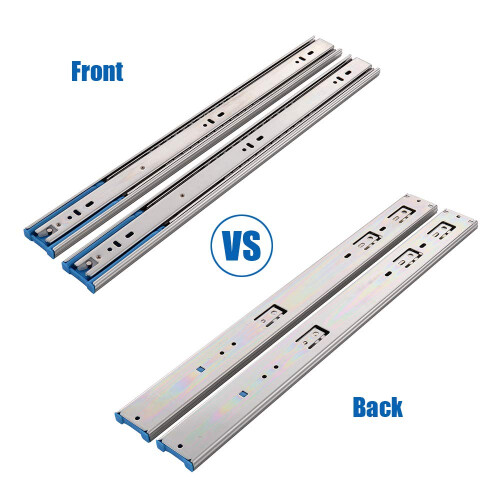 VESLA HOME 5 Pares de Corrediças para Gavetas 16 Polegadas, Metal com Fechamento Lento de 110 LB 1