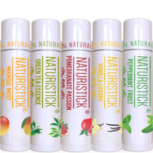5-pack lippenbalsem cadeauset van Naturistick. Diverse geuren. 100% natuurlijke ingredi?ten. Beste bijenwas chapsticks voor droge, gebarsten lippen.