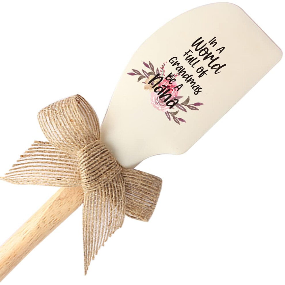 Spatule amusante en silicone avec trois humains dans un monde - Outil de cuisson amusant - D  coration de cuisine de ferme moderne - Cadeau pour chef,