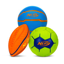 Nerf Kids Mini Foam Sport Ball Set-Soft Foam Football Soccer Ball+Basketball Set fr Kinder-All Sport Mini Ball Set-Indoor+Outdoor Youth Sport Ba