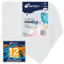 Telas de arte para pintar 8x10 polegadas 12 pacote 10 oz Primado 100% algod o branco Blank Latar Boards Art Paint Pain is
