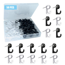 50 Stck Push-Pin-Haken, Kunststoffkpfe, Kork-Tafelhaken, dekorative Reizwecken, Haken fr Fotowand, Pinnwand, Zuhause, Wand, Zuhause, Bro, Schulb