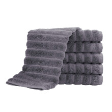 Asciugamani turchi classici - Salviette di lusso a coste in 100% cotone turco, asciugatura rapida, morbide e assorbenti, collezione Brampton, con
