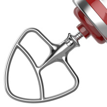 Roestvrijstalen kloppers voor Kitchenaid mixer/keukenrobot 4,5-5Qt kantelbare paddle-opzetstuk voor Kitchenaid mixer Gepolijste platte klopper voor K