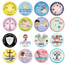 Storrianne Christian Bible Stickers for Kids 1000Pcs 1 Inch Adhesive Jesus Stickers Christian Scripture Quotes for Church Activities Sunday School S