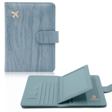 Melsbrinna Rfid paspoorthouder voor reizen dames/heren Leuke paspoort portemonnee Rfid blokkerende kaartsleuven Rfid paspoort cover/case Travel porte